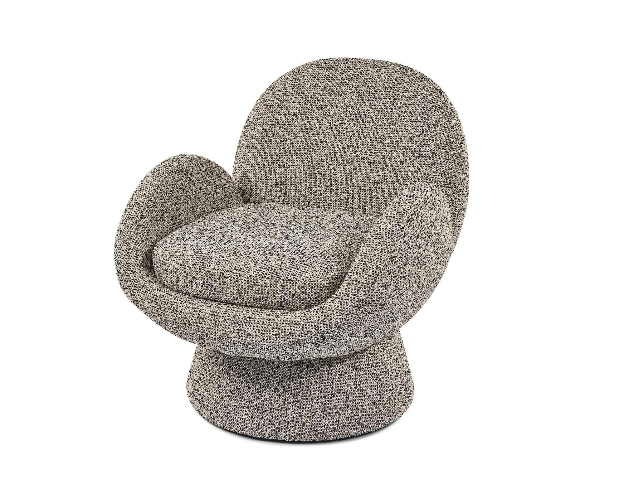 Arles Occasional Swivel Chair (Crib 5) - Dexter Sparkle Stone