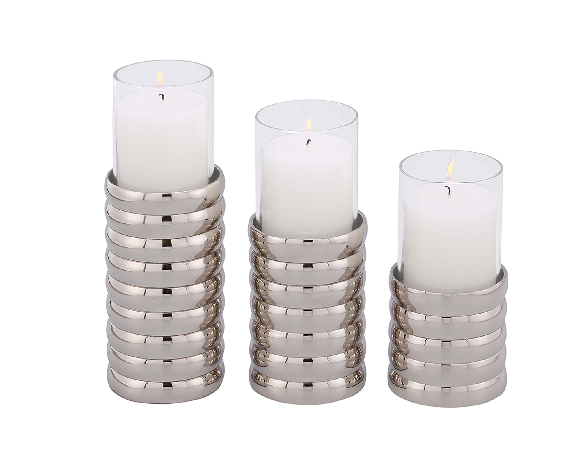 Pillar Holder Large - Nickel Plated