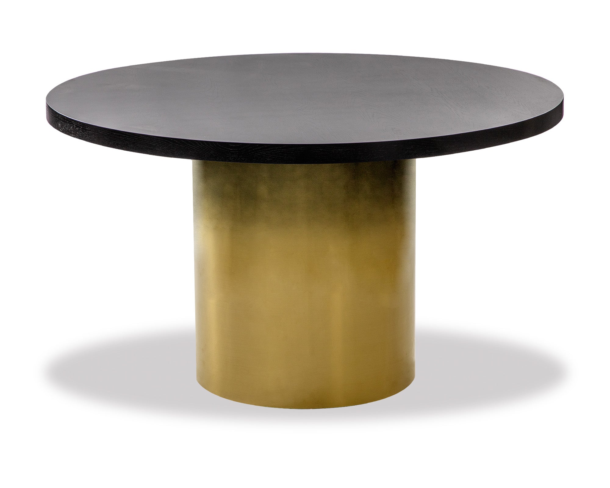 Dim Dining Table  Large - Black and Gold Ombre