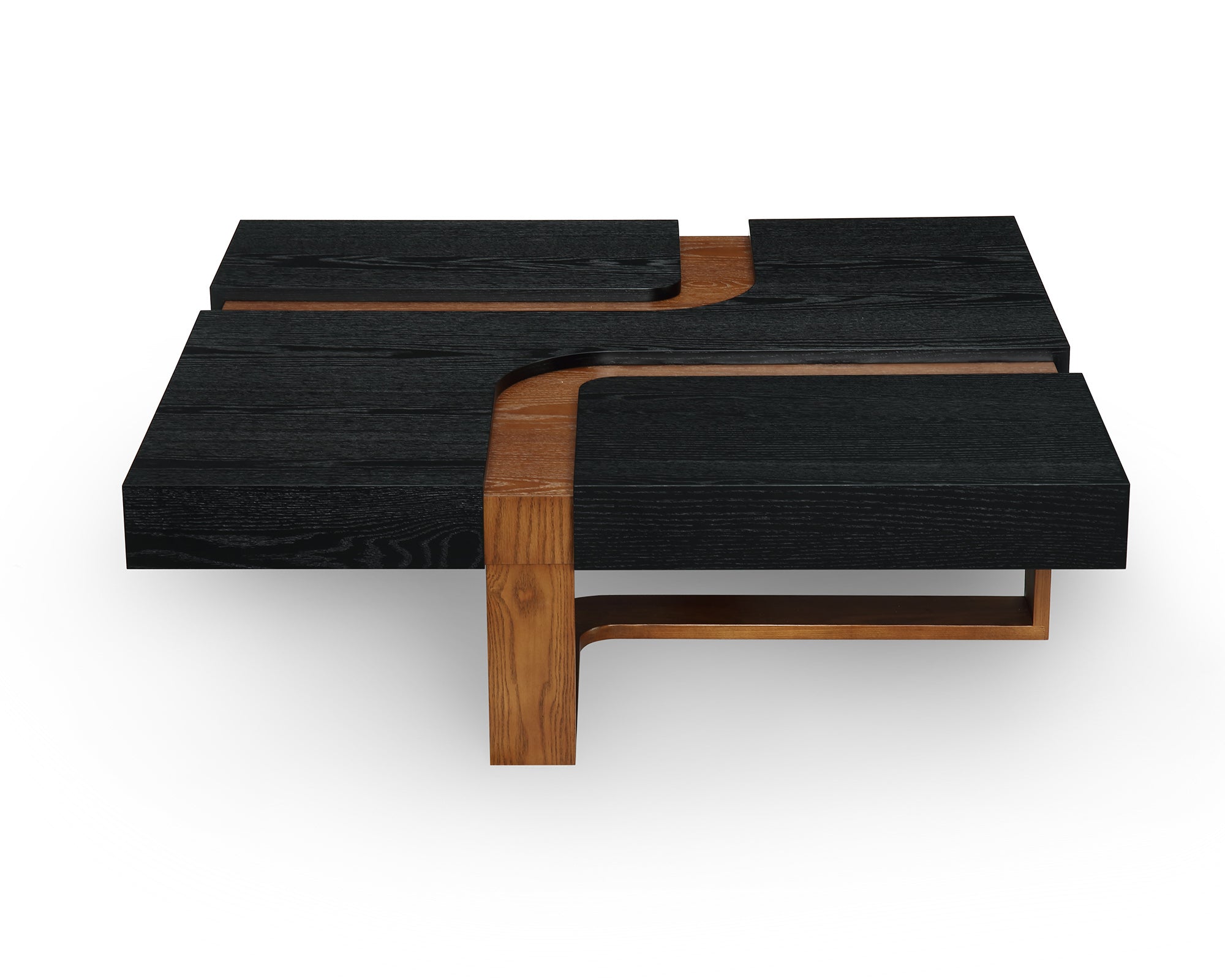 Grove Coffee Table  -  Wenge & Classic Brown